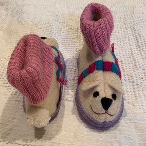 Kids Wool Slipper Boots